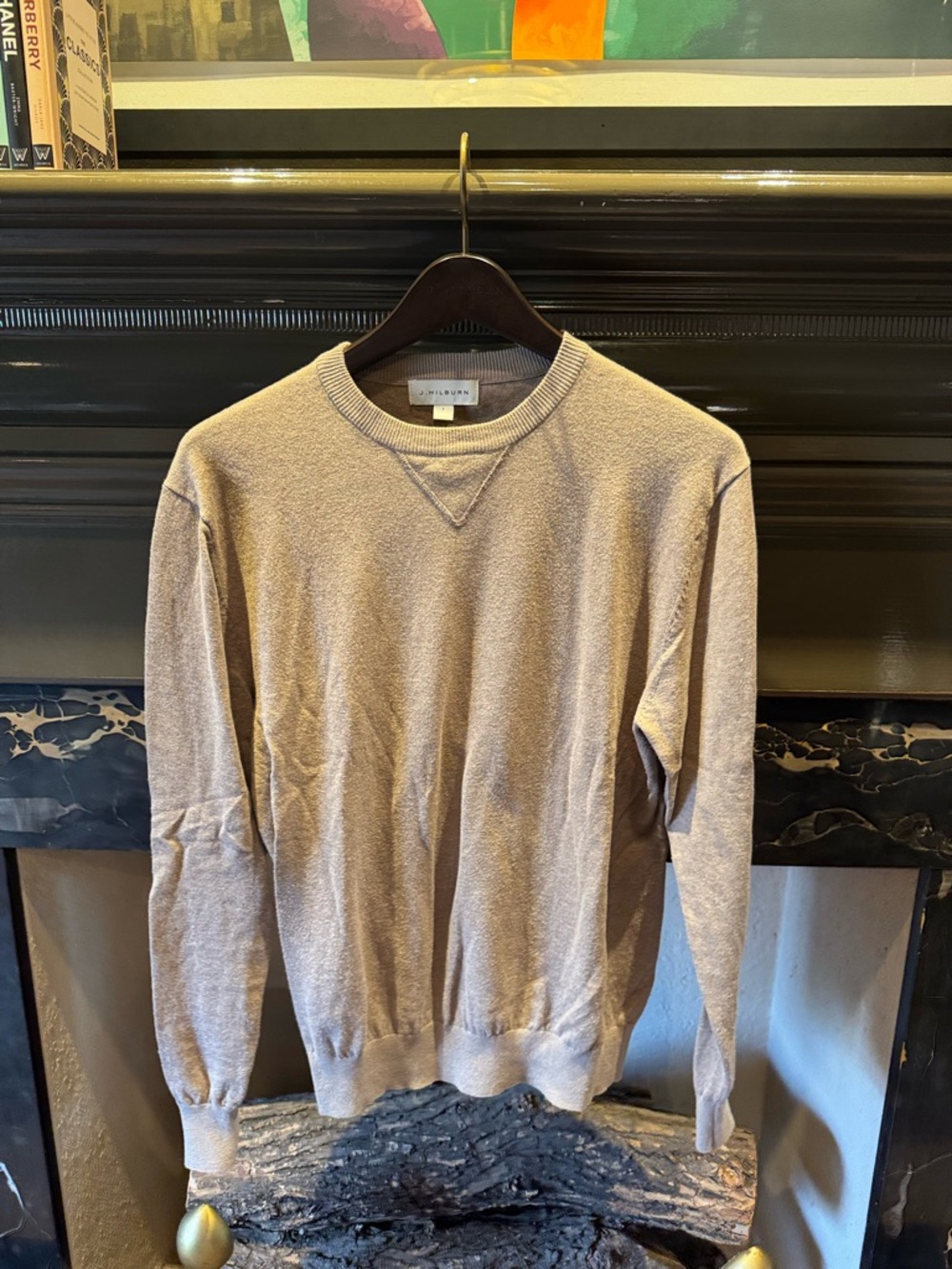 Custom Sweater in Light Beige